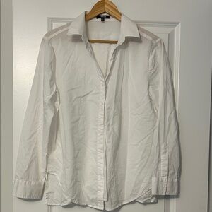 NYDJ White Button-Up Shirt